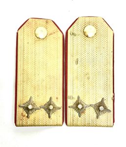 Pre 1939 Royal Yugoslavia Army Lt. Colonel Shoulder Boards