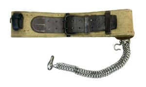 WW2 Japanese Army Officer Web & Leather Sword Belt with …