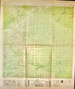 North Vietnamese Army 1:100,000 Dar Lac Province Central Highlands Map