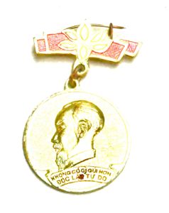 North Vietnamese Army Ho Chi Minh Medal with Suspension