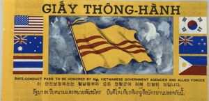 Chieu Hoi Leaflet Multicolor with VC Photo