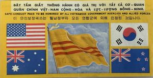 Chieu Hoi Leaflet Multicolor