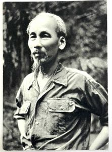 North Vietnamese Army Postcard Ho Chi Minh – Old Man