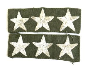 ARVN Major General Sew On Rank White on OD – …