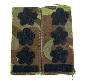 ARVN Ranger Colonel Sew On Subdued Rank – Pair