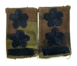 ARVN Ranger Lt. Colonel Sew On Subdued Rank – Pair