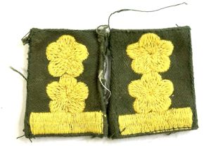 ARVN Lt. Colonel Sew On Rank Gold on OD – …
