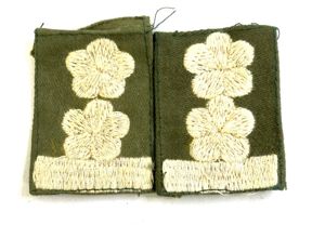 ARVN Lt. Colonel Sew On Rank White on OD – …