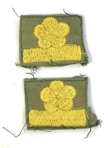 ARVN Major Sew On Rank Gold on OD – Pair