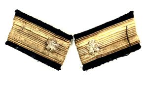 WW2 Japanese Navy Rear Admiral Collar Tabs used