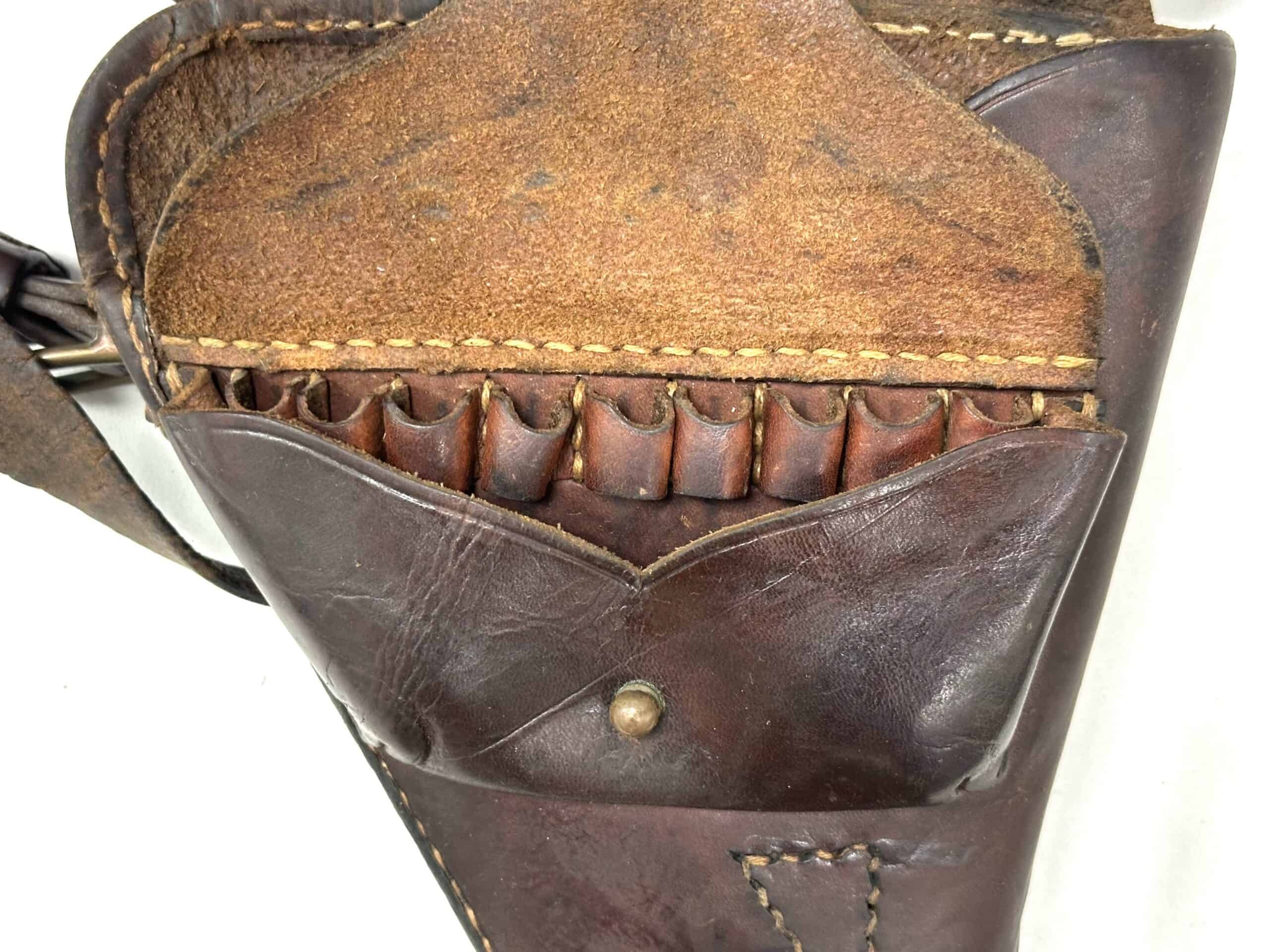 Japanese Navy Marked Papa Nambu Holster with Shoulder Strap Very Rare — image 11
