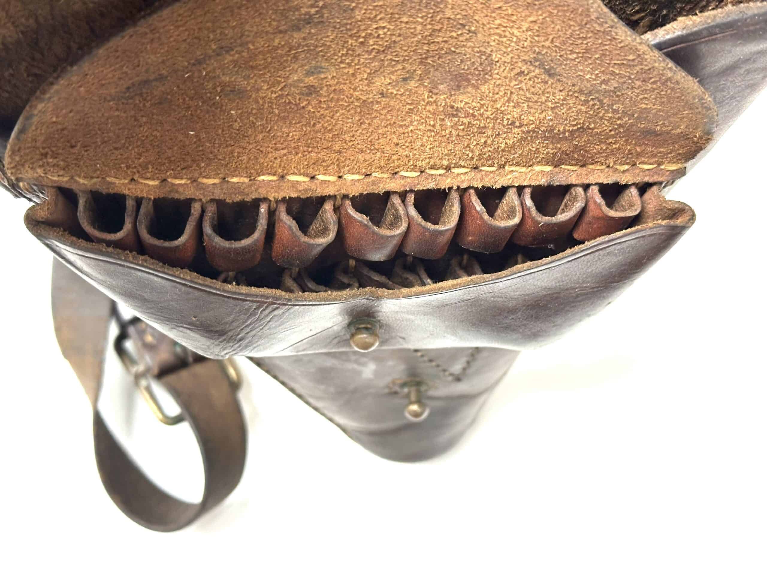 Japanese Navy Marked Papa Nambu Holster with Shoulder Strap Very Rare — image 12