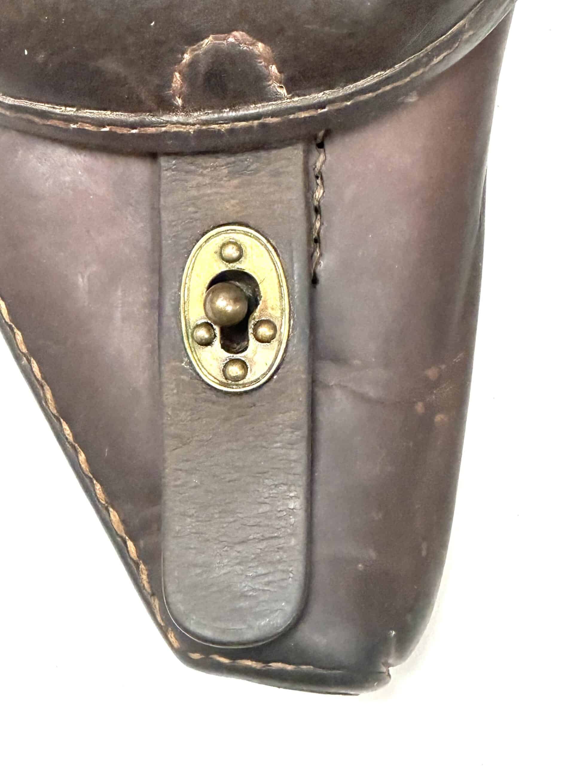 Japanese Navy Marked Papa Nambu Holster with Shoulder Strap Very Rare — image 4