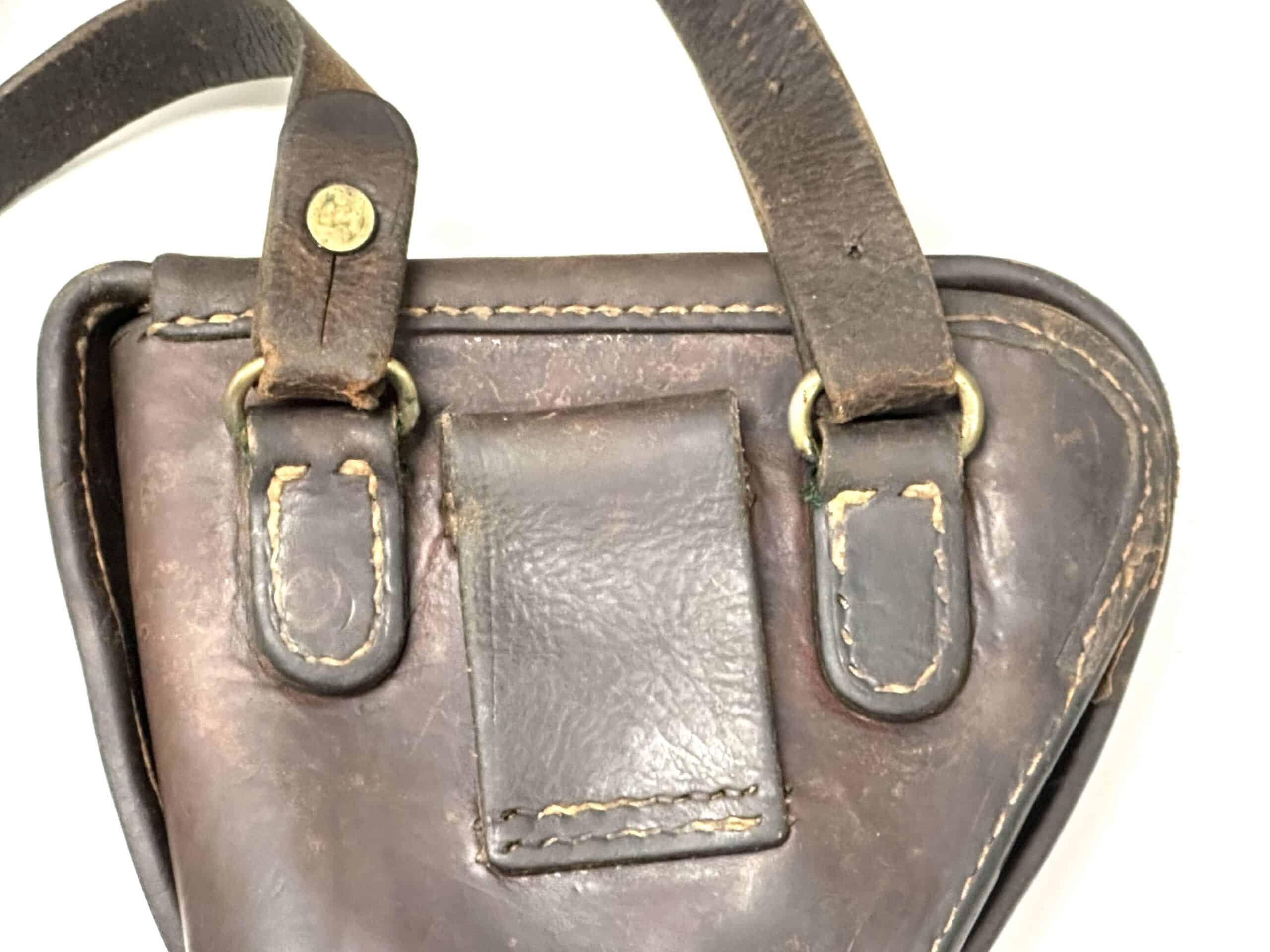 Japanese Navy Marked Papa Nambu Holster with Shoulder Strap Very Rare — image 6