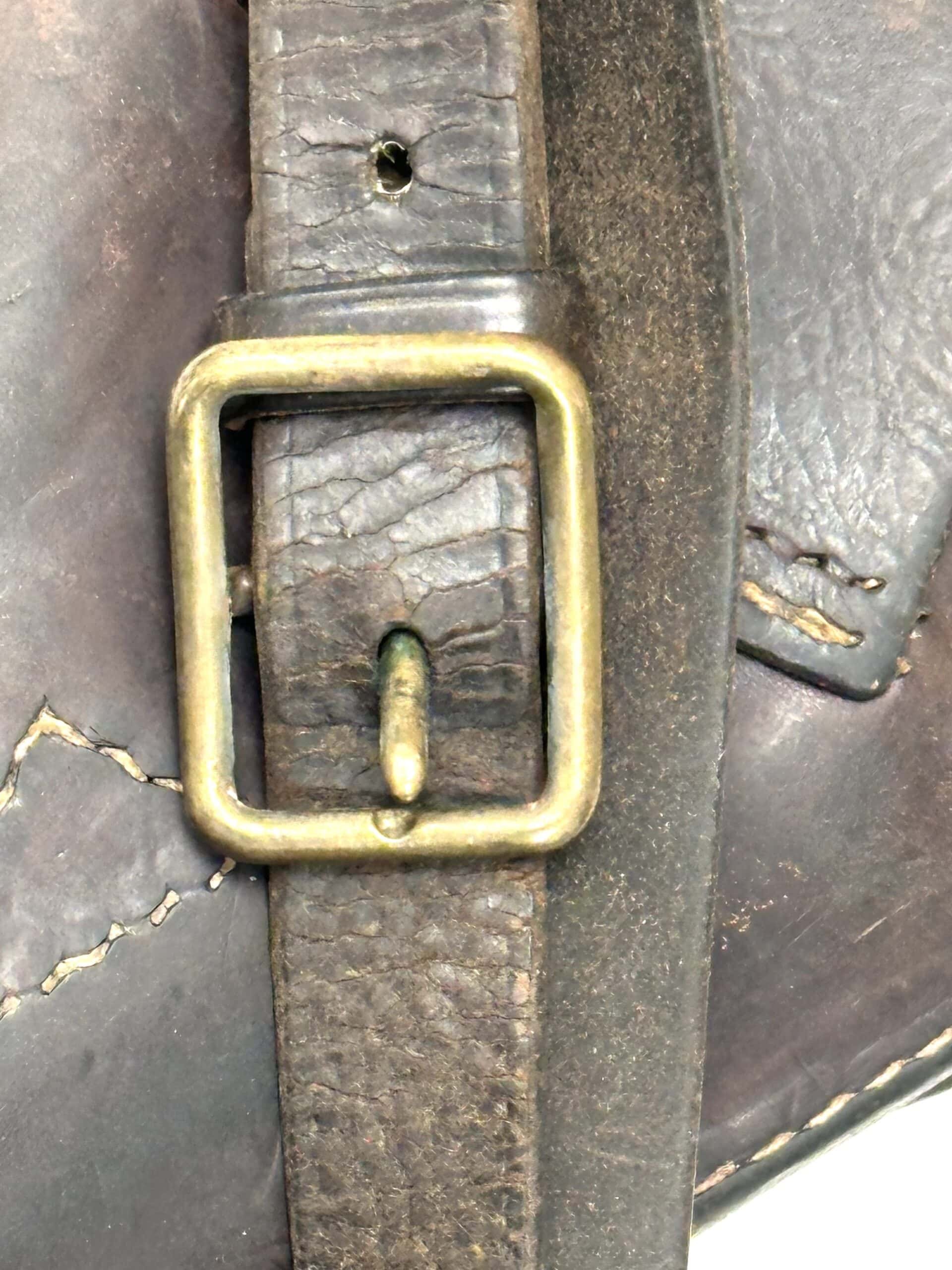 Japanese Navy Marked Papa Nambu Holster with Shoulder Strap Very Rare — image 7