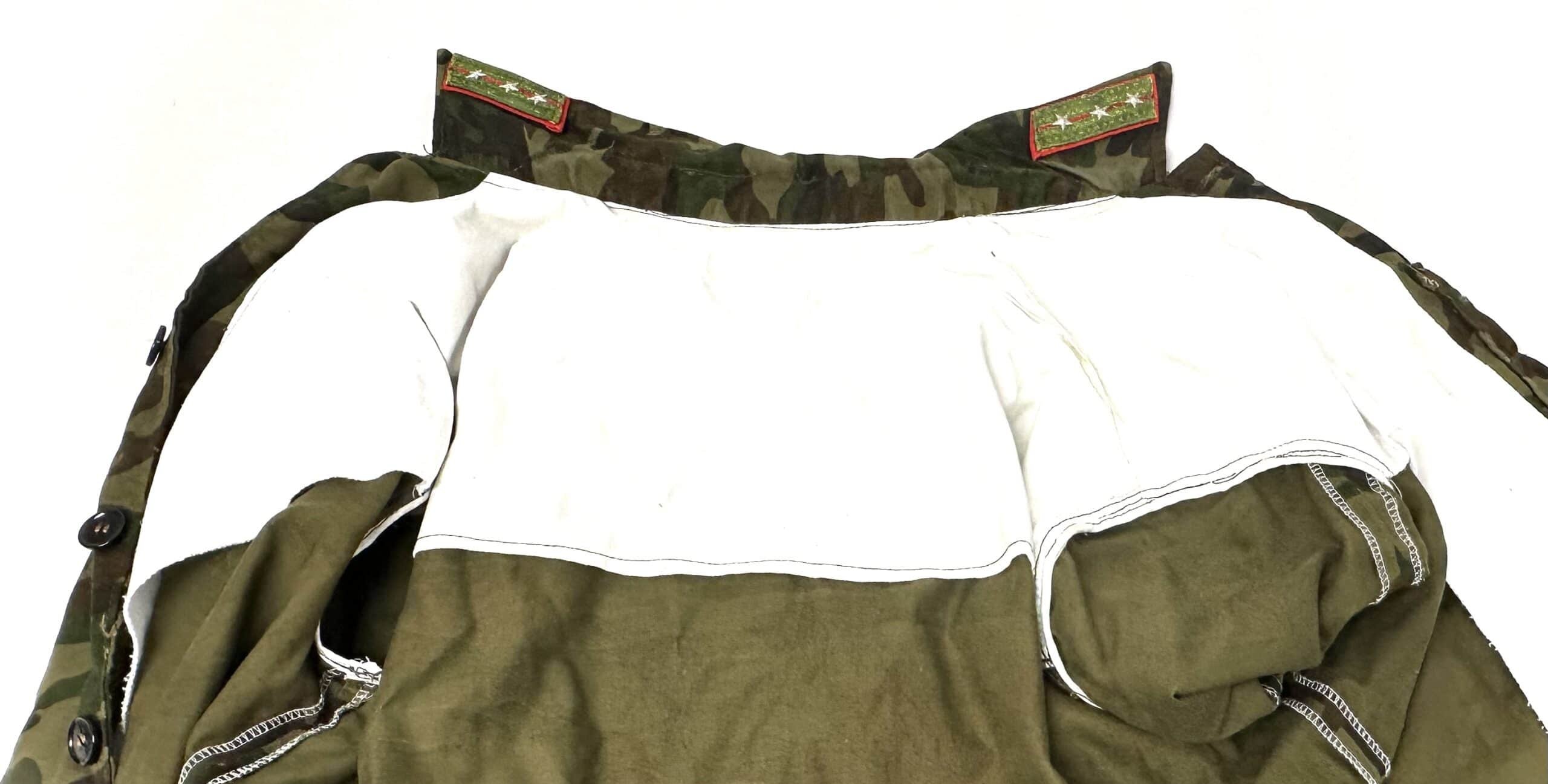 North Korean DPRK Officer's Modern Woodland Camouflage Uniform & Hat — image 11