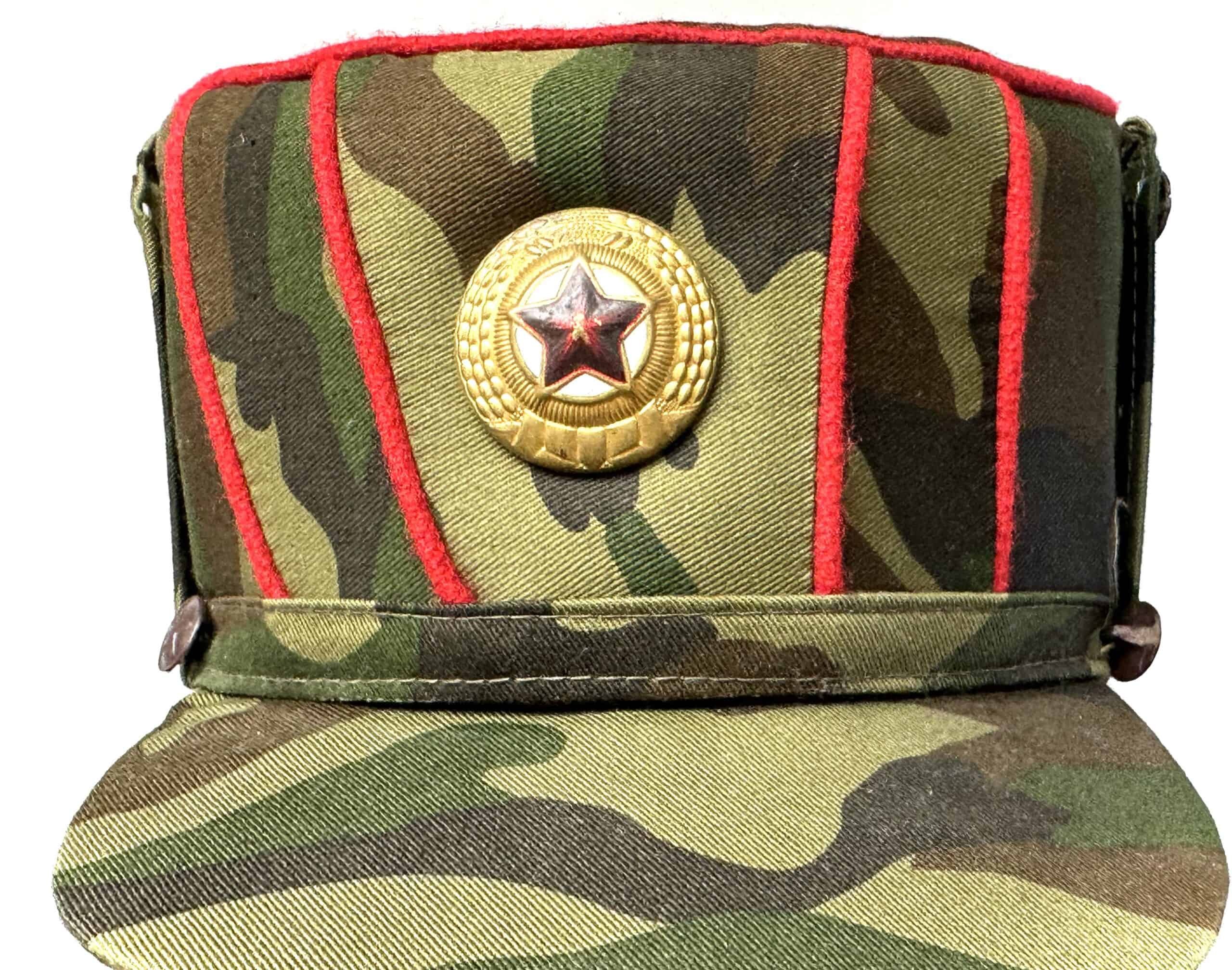 North Korean DPRK Officer's Modern Woodland Camouflage Uniform & Hat — image 16