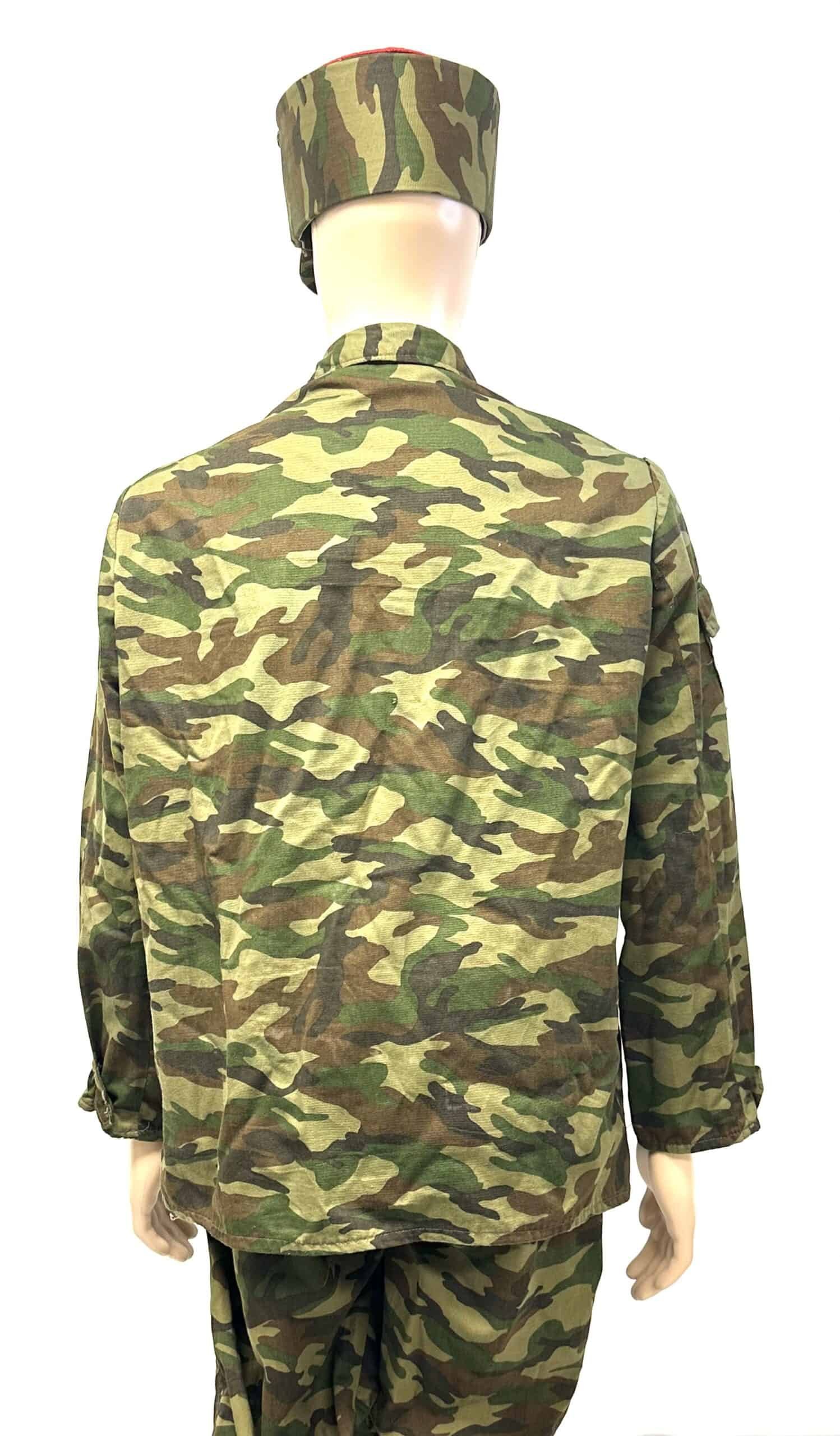 North Korean DPRK Officer's Modern Woodland Camouflage Uniform & Hat — image 7