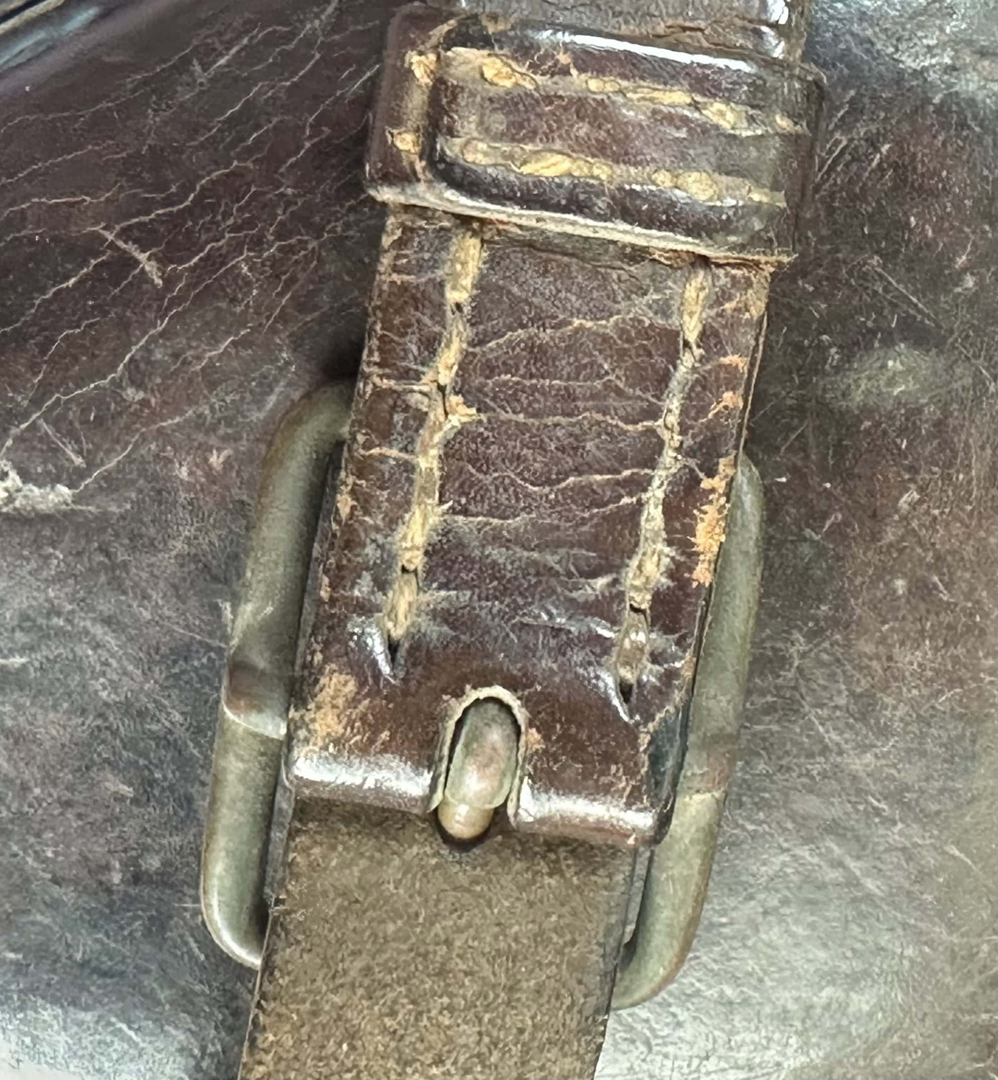 WW2 Japanese Type 26 Revolver Tank Crew Holster with Shoulder Strap — image 10