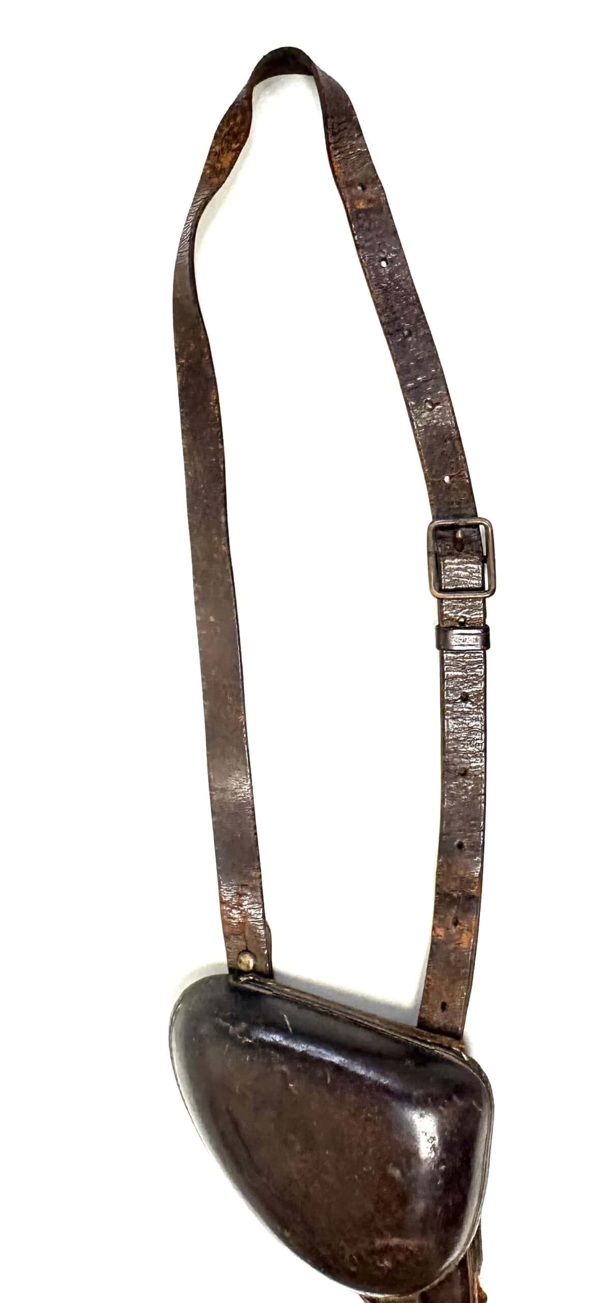 WW2 Japanese Type 26 Revolver Tank Crew Holster with Shoulder Strap — image 12