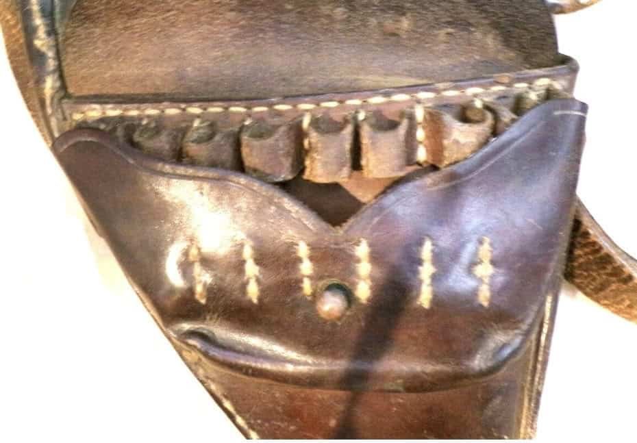 WW2 Japanese Type 26 Revolver Tank Crew Holster with Shoulder Strap — image 5