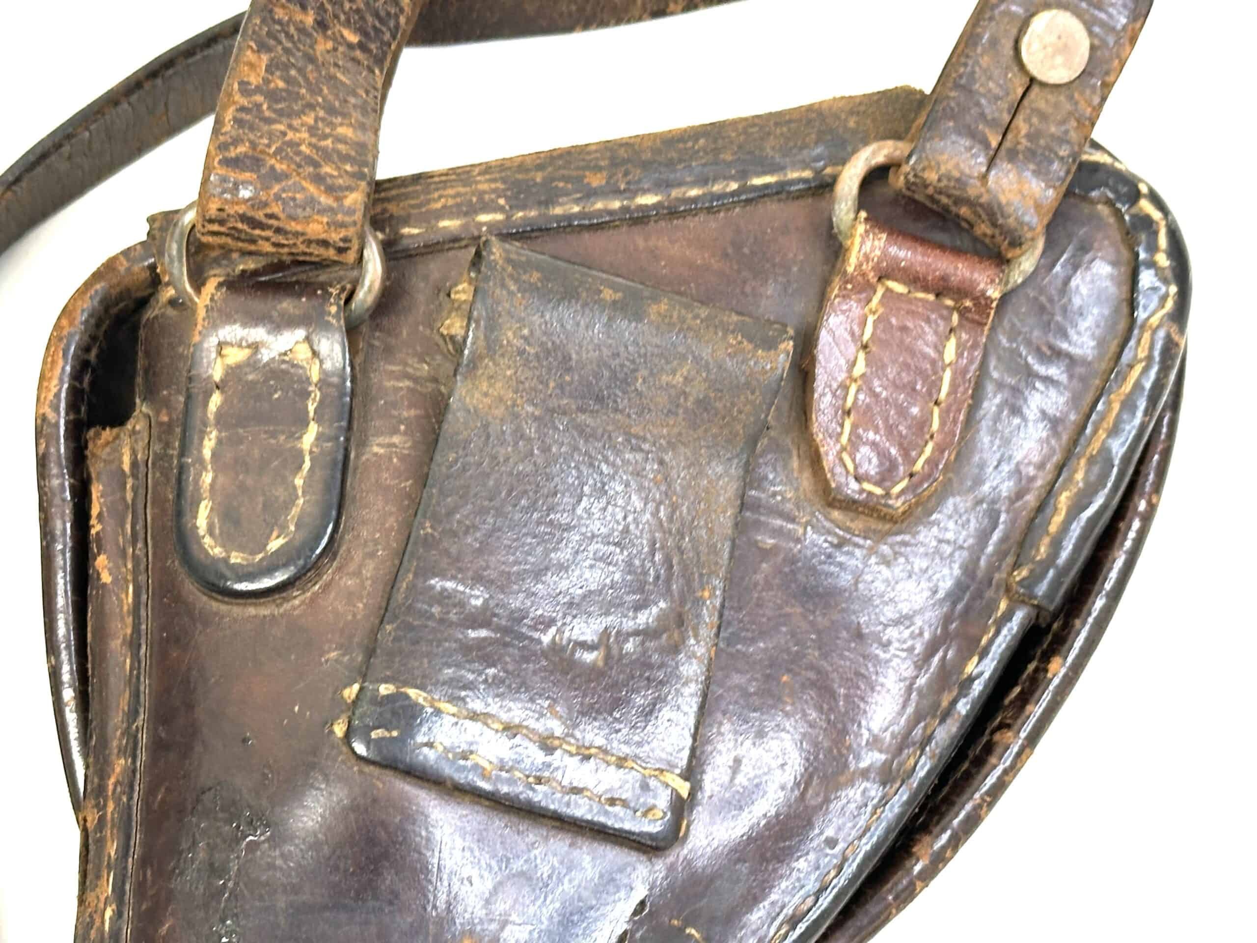 WW2 Japanese Type 26 Revolver Tank Crew Holster with Shoulder Strap — image 7