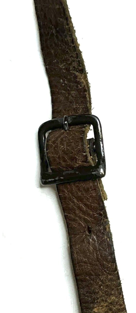 WW2 Japanese Type 94 Pistol Holster Pigskin Shoulder Strap — image 2