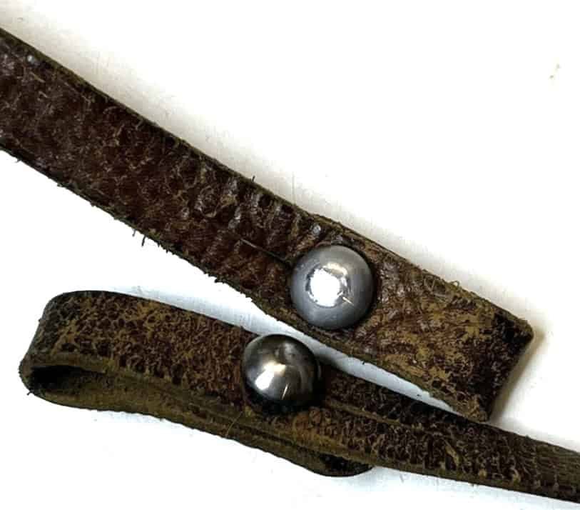 WW2 Japanese Type 94 Pistol Holster Pigskin Shoulder Strap — image 3