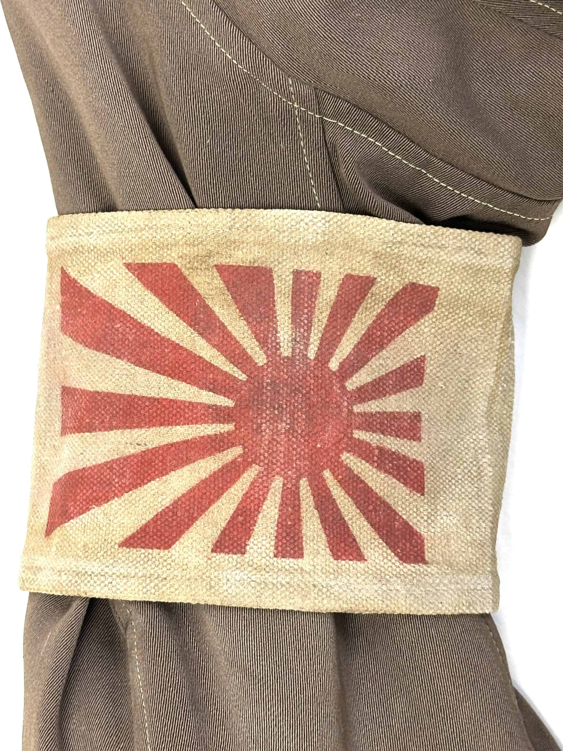 WW2 Japanese Navy Pilot's Canvas Armband — image 2