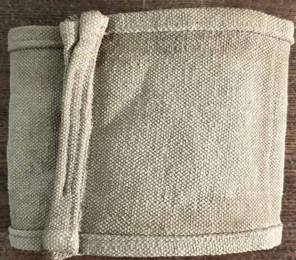 WW2 Japanese Navy Pilot's Canvas Armband — image 4