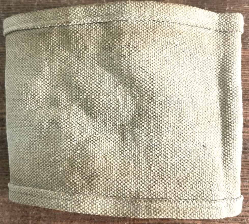 WW2 Japanese Navy Pilot's Canvas Armband — image 5