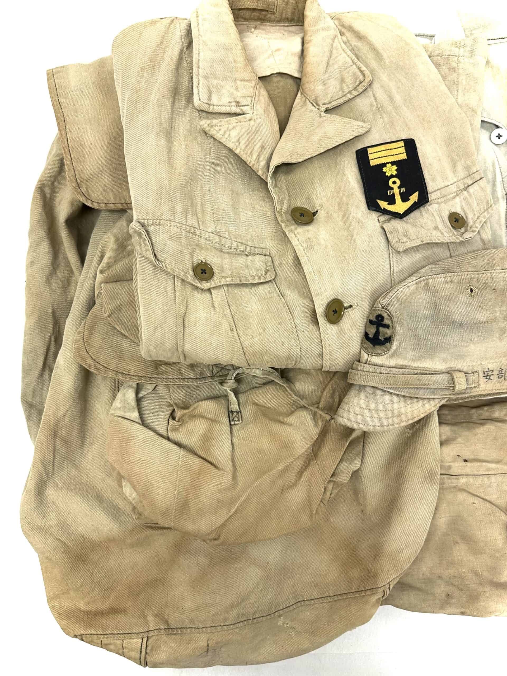 WW2 Japanese Complete Naval Landing Uniform Set c. 1944 to 1945 — image 18