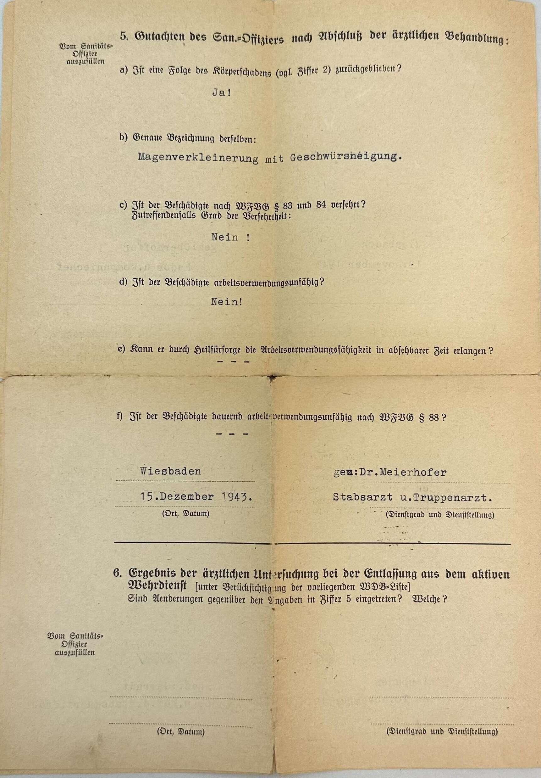 WW2 German Lot of 30 Documents to one man who Invaded both France & Russia — image 17