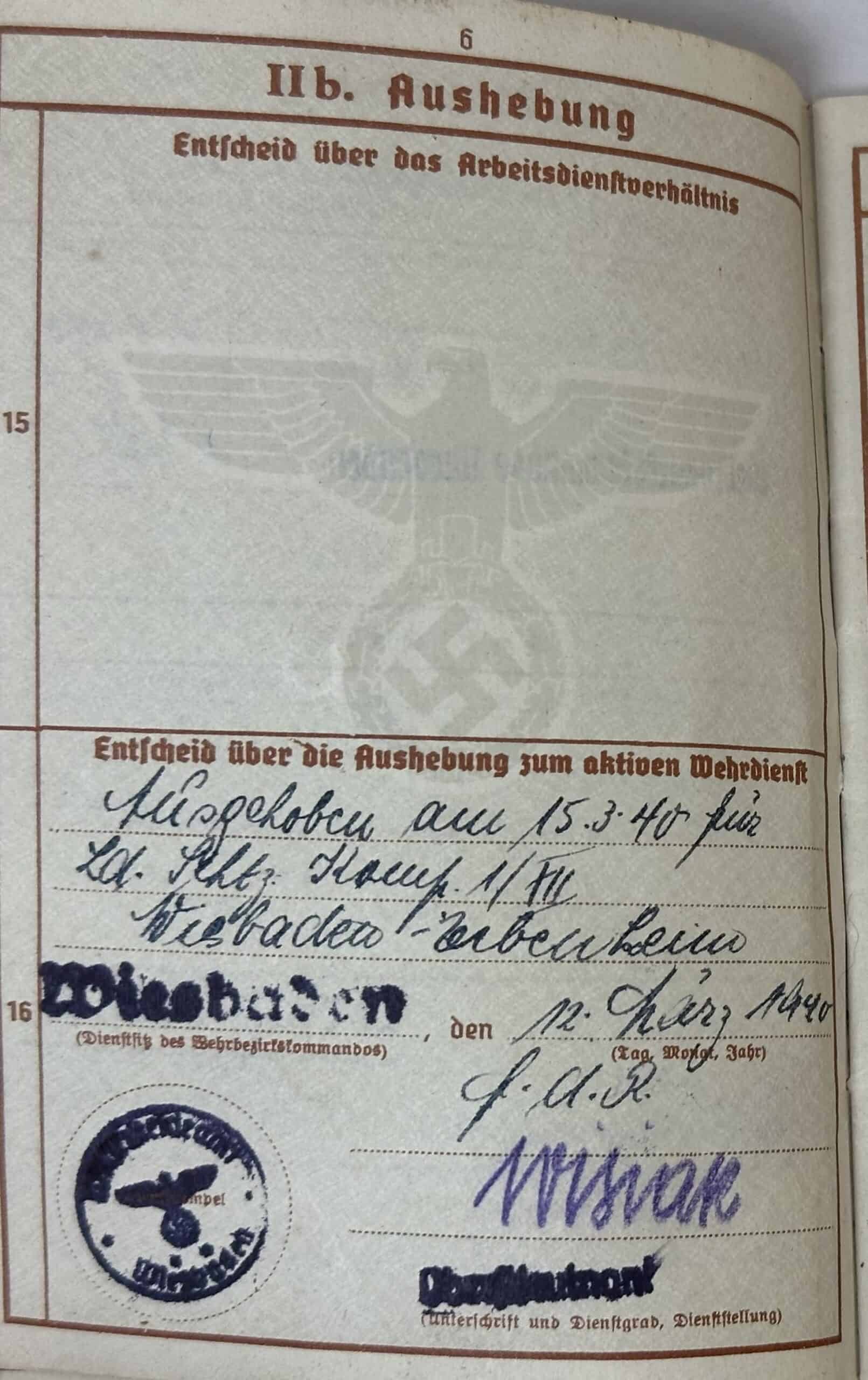 WW2 German Lot of 30 Documents to one man who Invaded both France & Russia — image 29