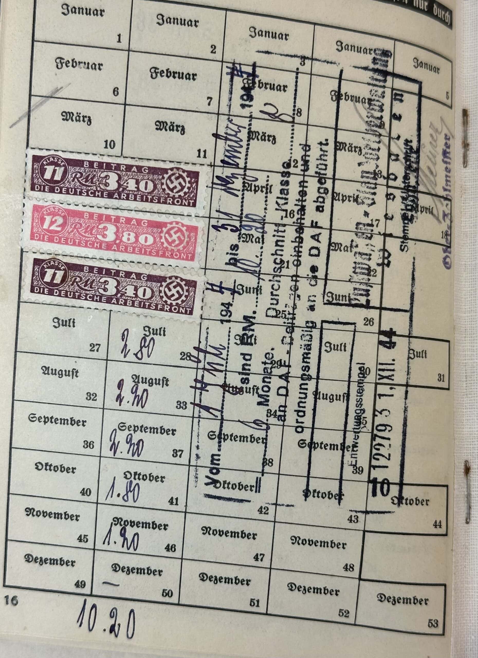 WW2 German Lot of 30 Documents to one man who Invaded both France & Russia — image 41