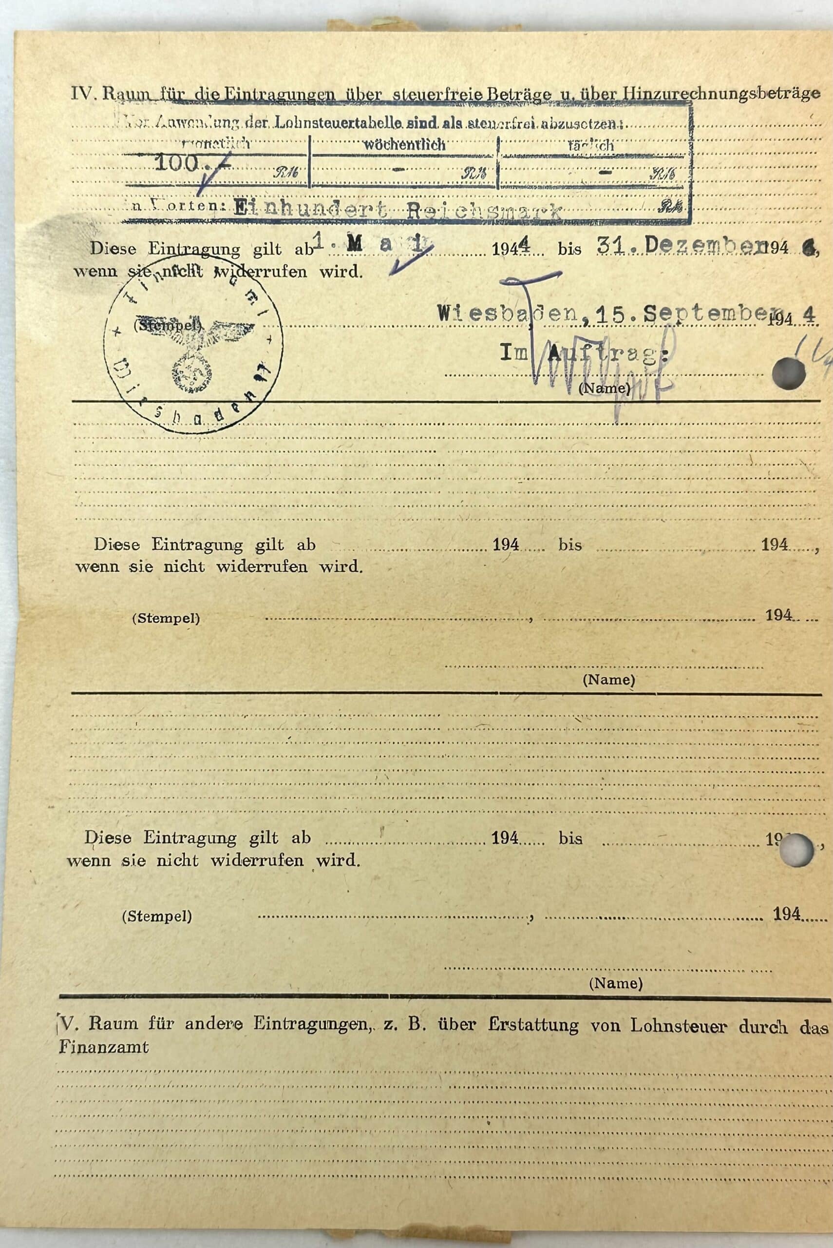 WW2 German Lot of 30 Documents to one man who Invaded both France & Russia — image 7