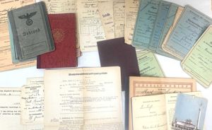 WW2 German Lot of 30 Documents to one man who …