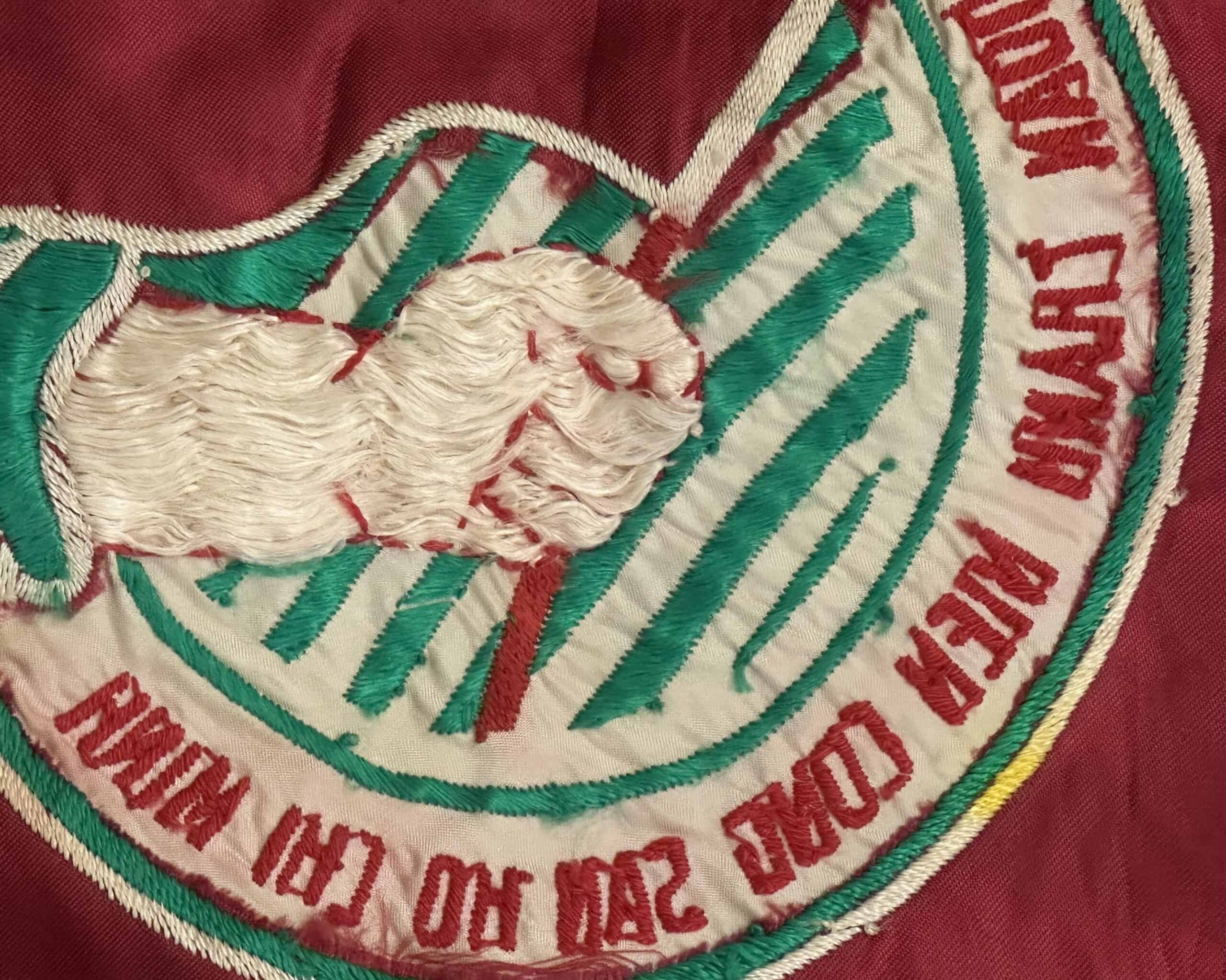 North Vietnamese Army Banner Hand Embroidered — image 3