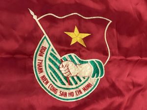 North Vietnamese Army Banner Hand Embroidered
