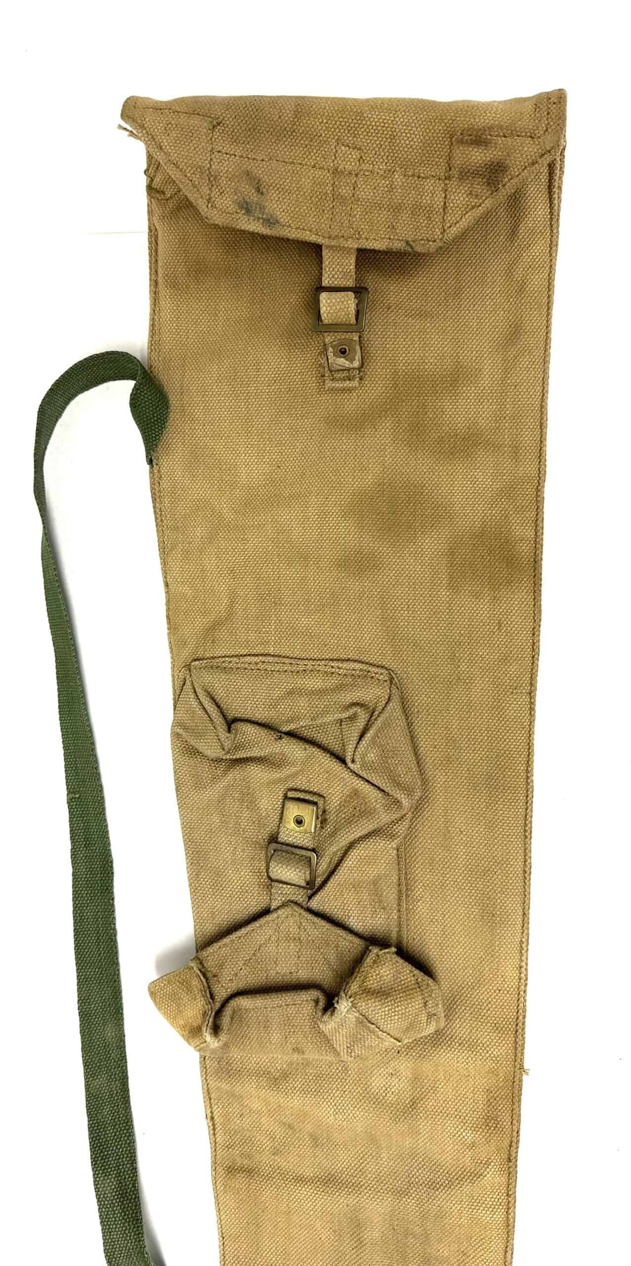 WW2 British Enfield Rifle P37 Khaki Lee Enfield SMLE Rifle Canvas Carry Case — image 2