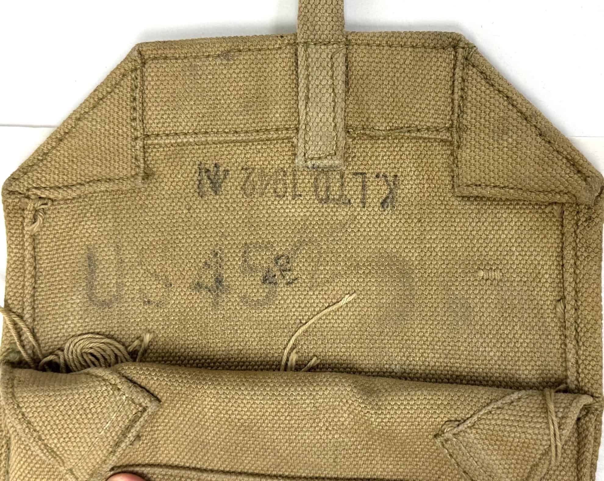 WW2 British Enfield Rifle P37 Khaki Lee Enfield SMLE Rifle Canvas Carry Case — image 3