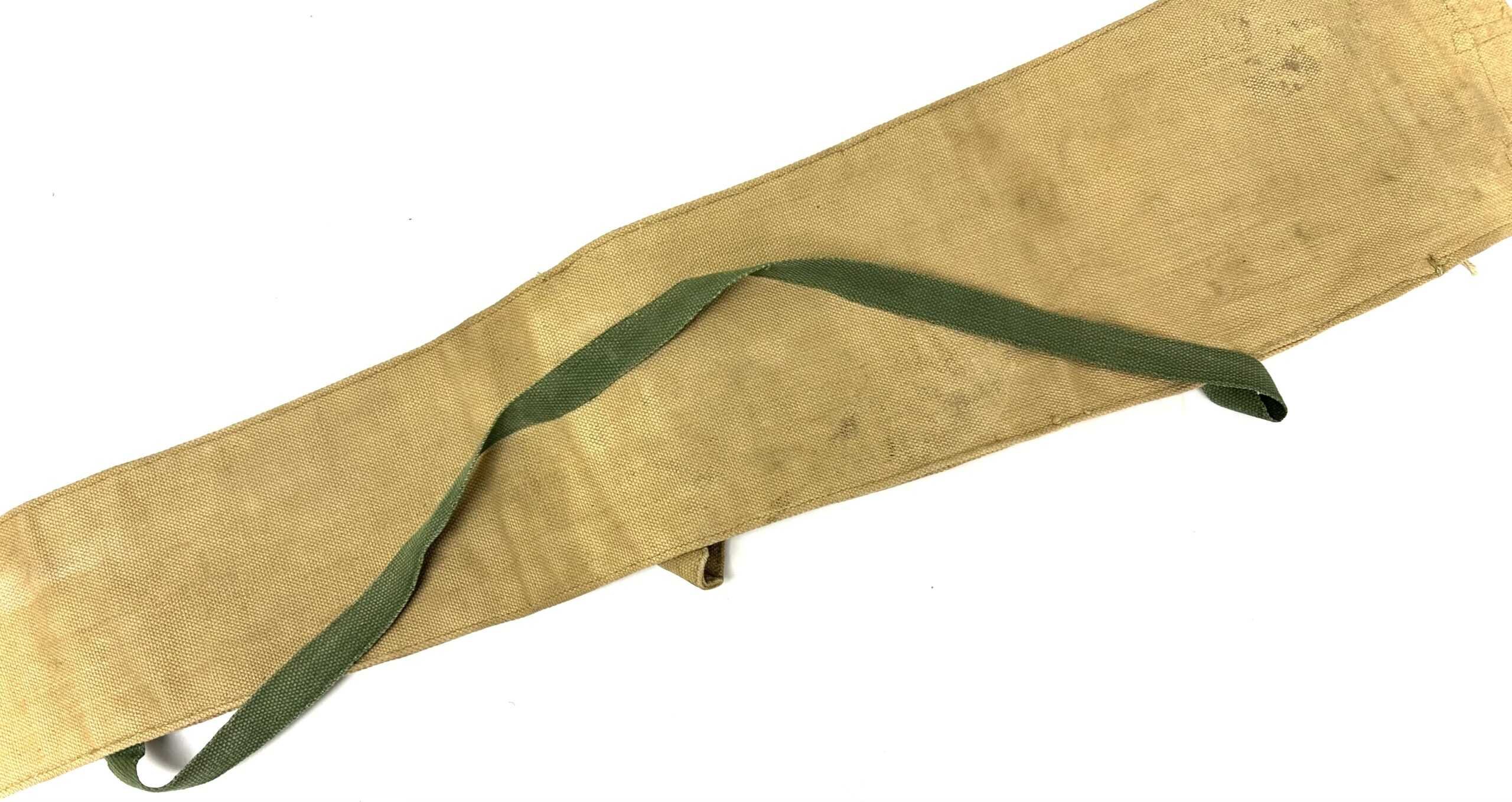 WW2 British Enfield Rifle P37 Khaki Lee Enfield SMLE Rifle Canvas Carry Case — image 4