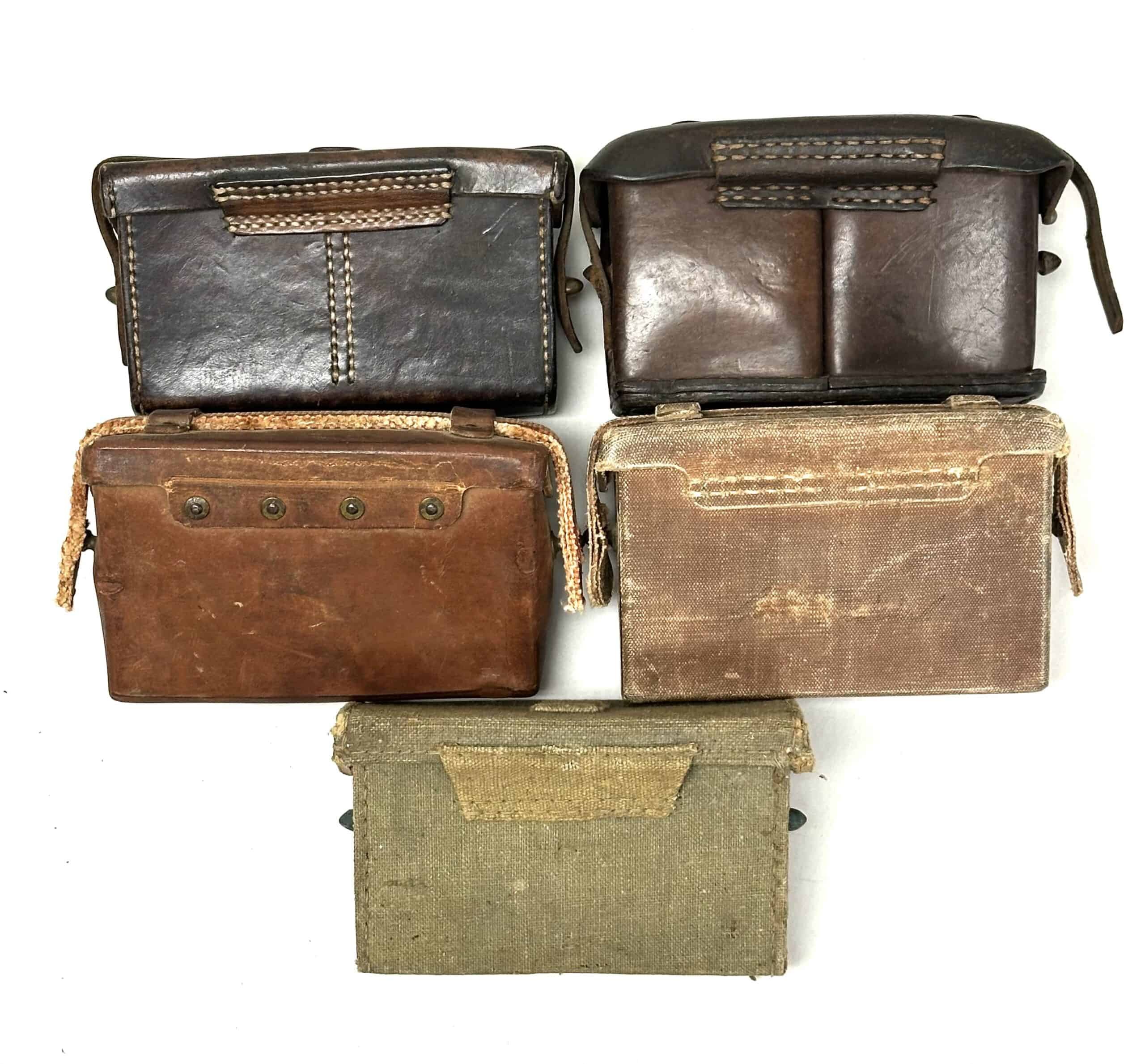 WW2 Japanese Molded Rubber Ammunition Pouch — image 5