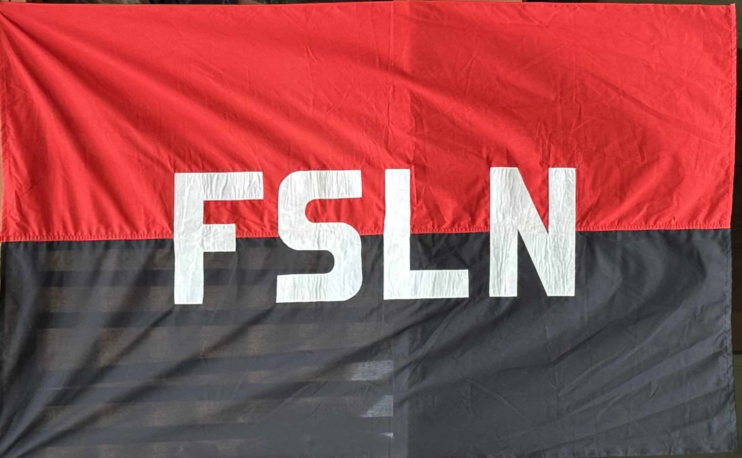 Nicaraguan 1980s Sandinista Communist FSLN Flag Huge — image 2