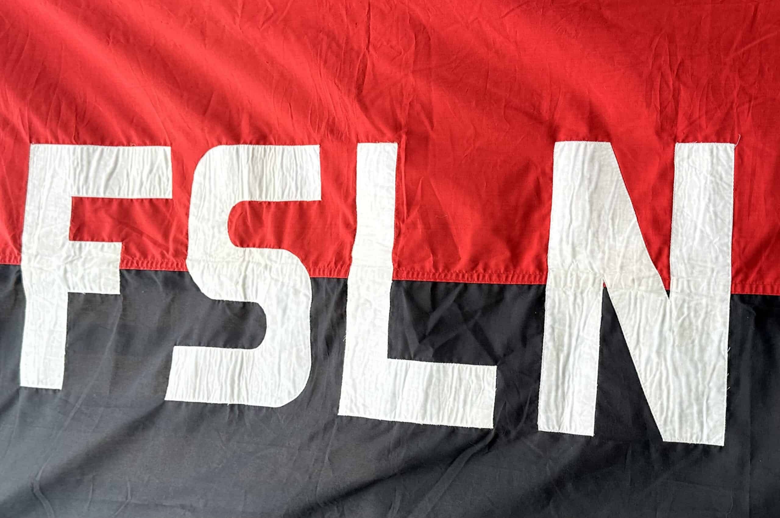 Nicaraguan 1980s Sandinista Communist FSLN Flag Huge — image 3