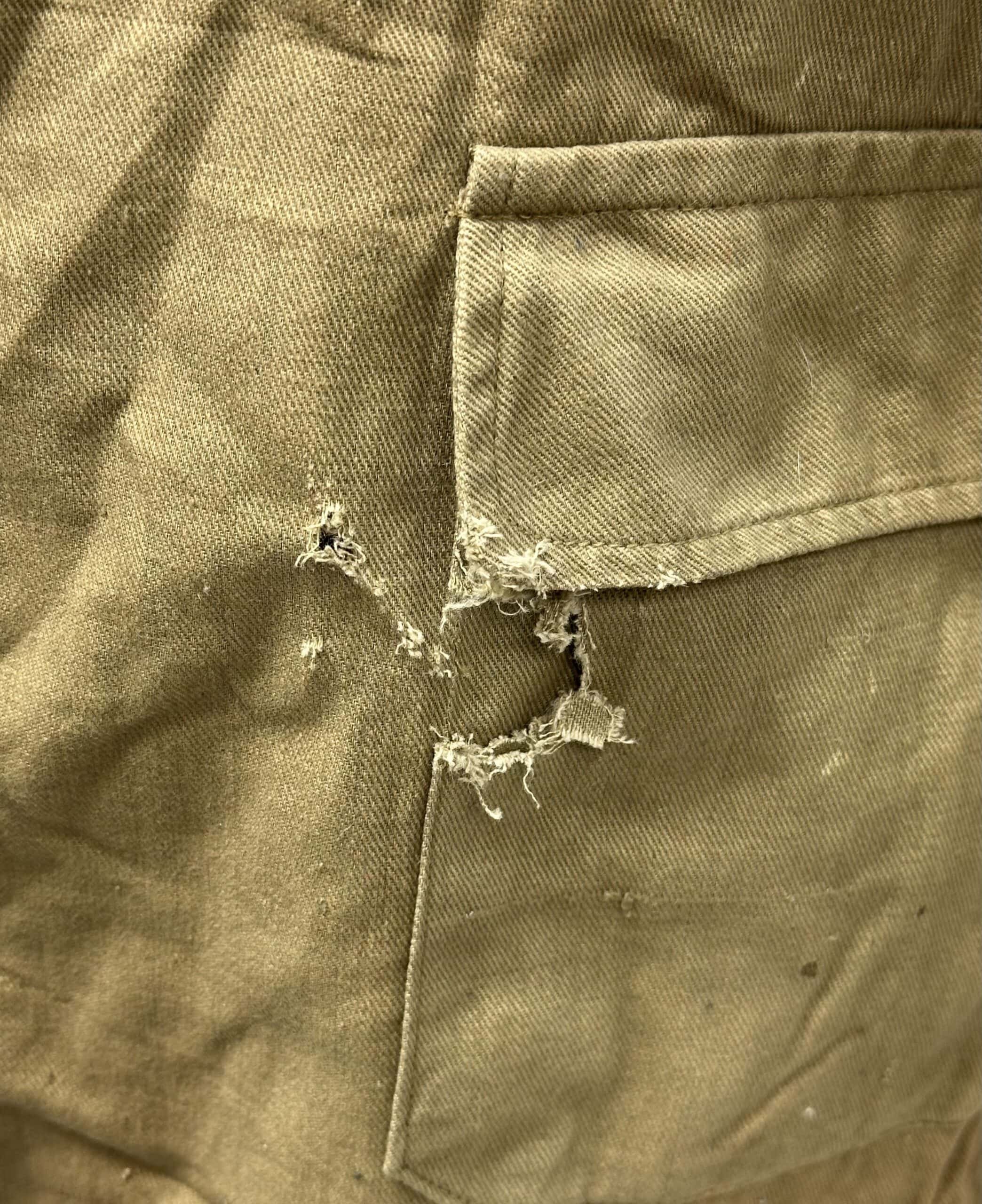 WW2 Japanese Navy Landing Force Tunic with Name – Gun 12 Patch — image 14