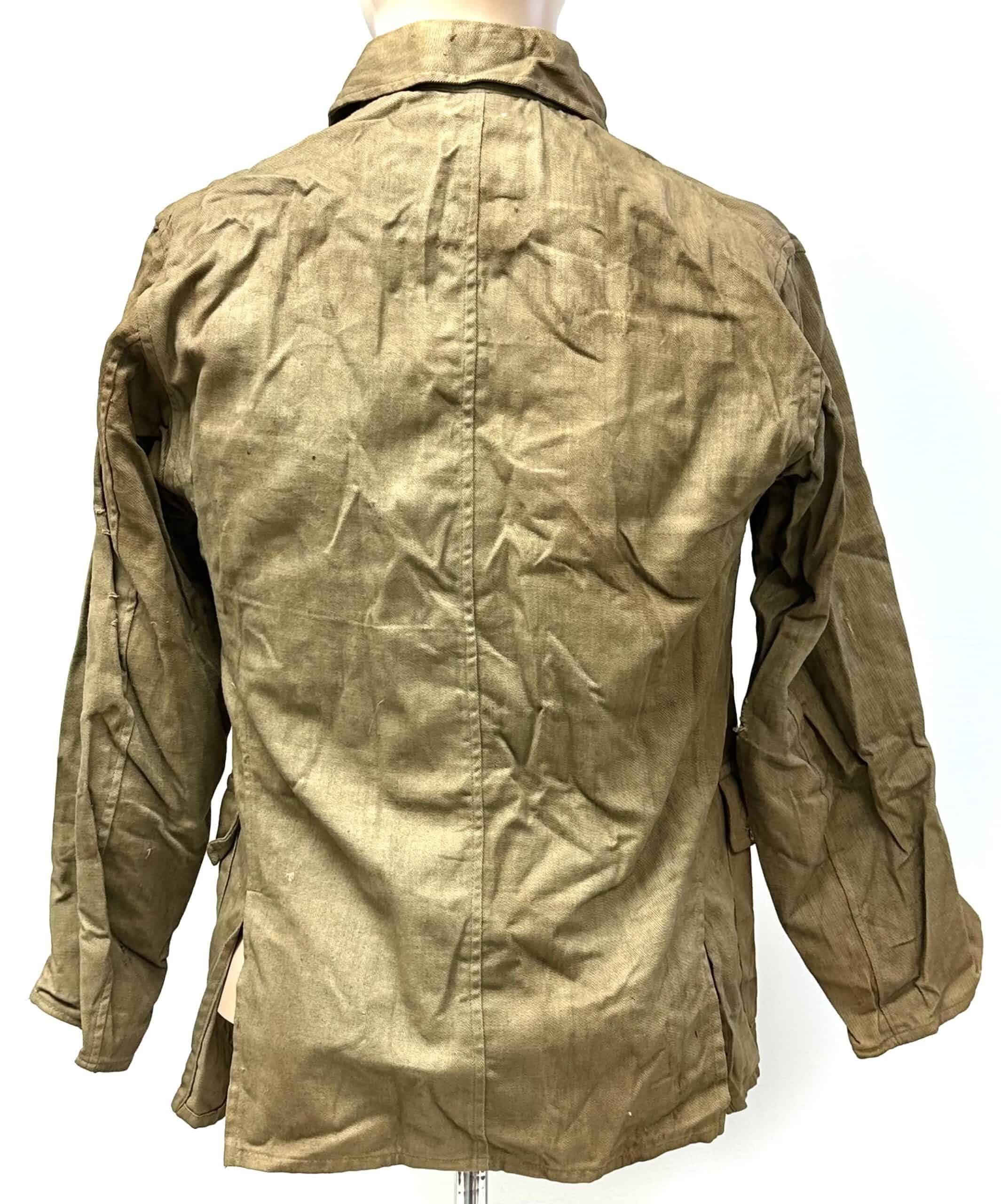 WW2 Japanese Navy Landing Force Tunic with Name – Gun 12 Patch — image 6