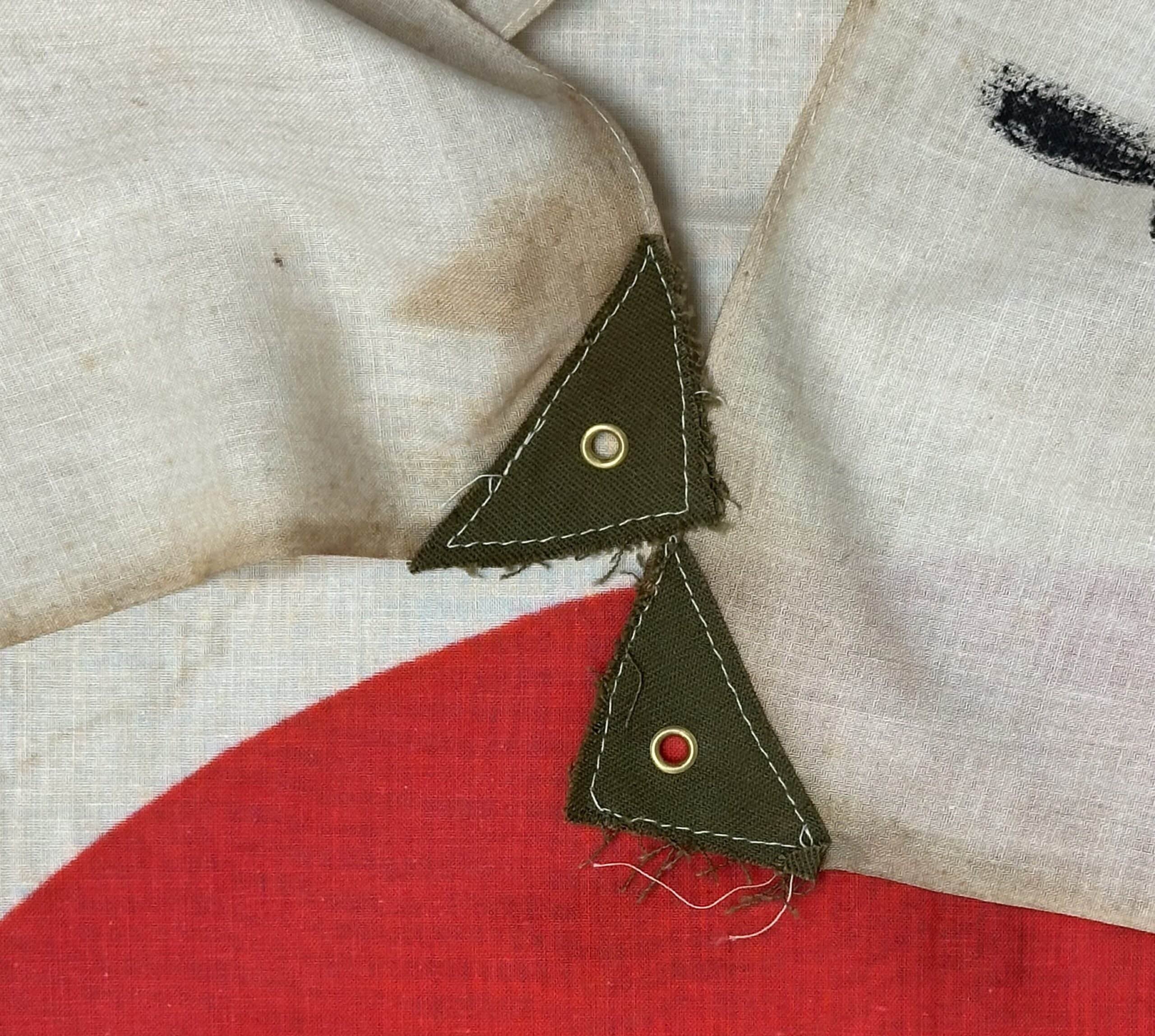 WW2 Japanese Banzai Flag Signed Translated — image 6