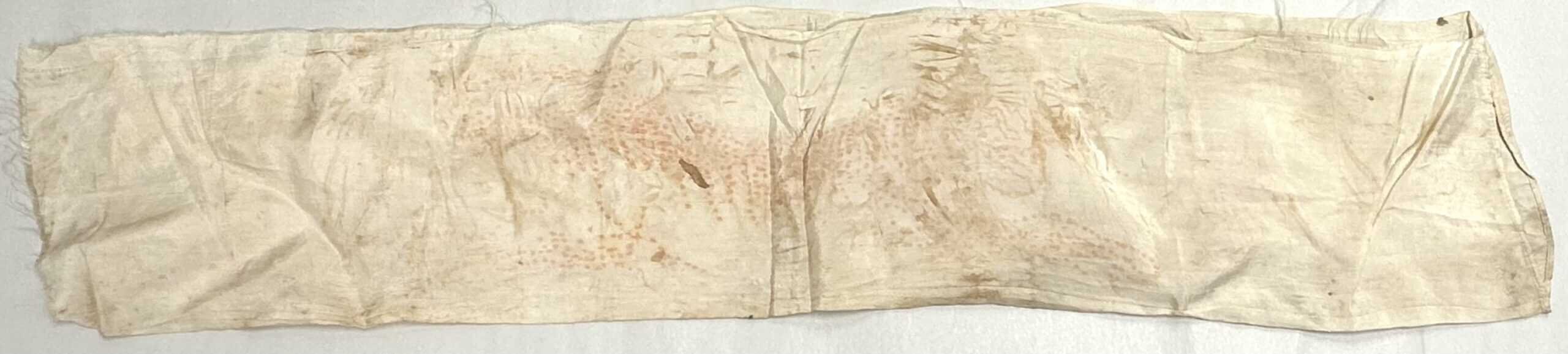 WW2 Japanese Silk Senninbari Tiger Thousand Stitch Belt — image 8