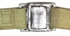 Chinese People's Volunteer CPV Korean War Web Belt with Interlocking …